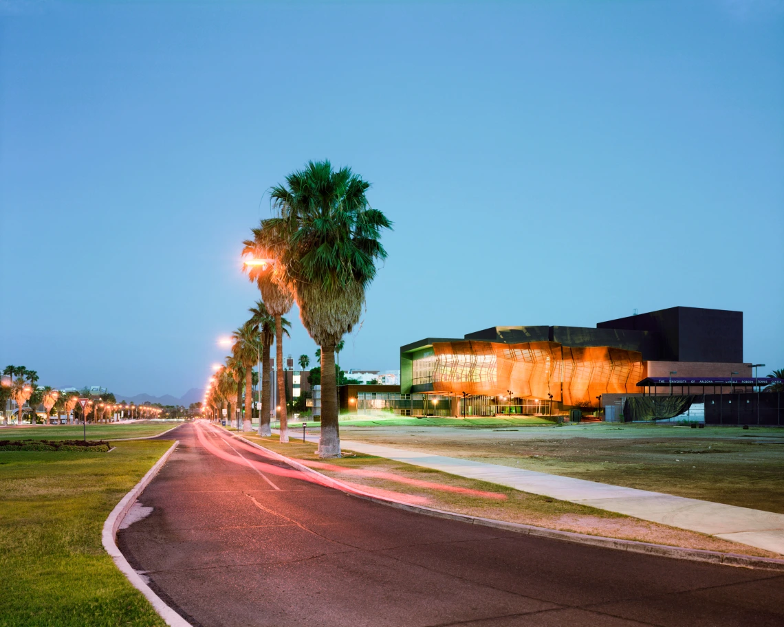 blurry photo of campus